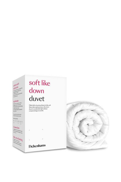 An Image of Soft Like Down Super King Duvet 7.5 Tog