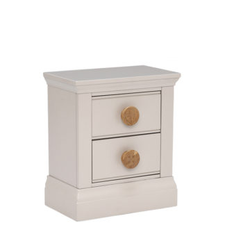 An Image of Buttons 2 Drawer Sidetable Stone