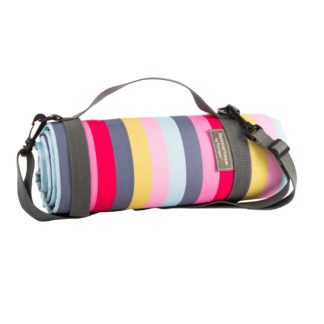 An Image of Gardenia Waterproof Picnic Blanket MultiColoured