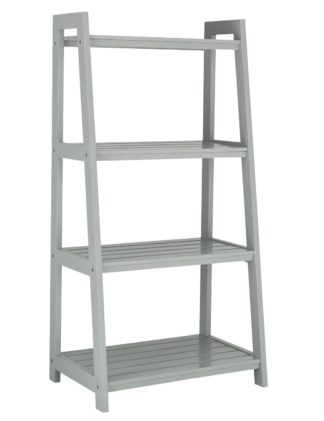 An Image of Argos Home 4 Tier Ladder Storage Unit - Grey