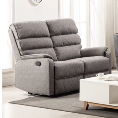 e1691a3a0470b1a4377abff400ef2ff5cb72f56b7f78b13e0566336d8593ac19.jpg An Image of Westport Fabric Upholstered 2 Seater Sofa In Charcoal Grey