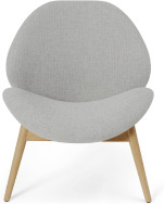 An Image of Laluni Accent Armchair, Luna Grey Weave