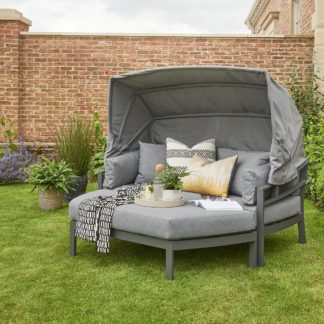 An Image of Titchwell 2 Seater Grey Day Bed Grey
