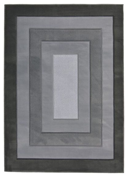 An Image of Melrose Daytona Border Rug - 160x230cm - Blue