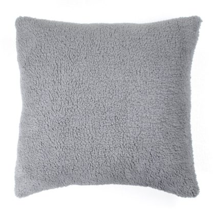 An Image of Argos Home Cosy Cushion - Stone