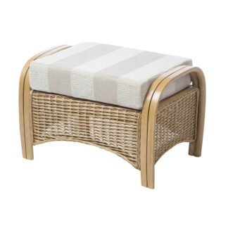 An Image of Centurion Footstool In Oatmeal