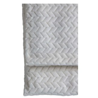 An Image of Cream Chevron Throw