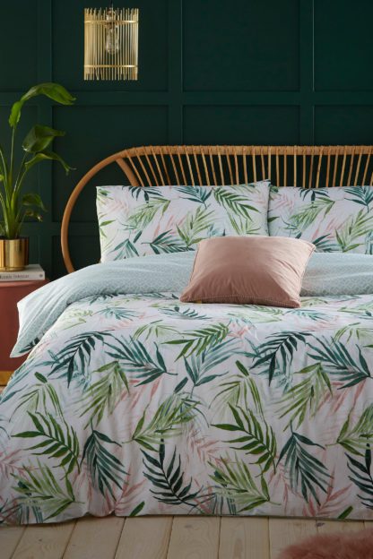 An Image of Bali Palm Single Duvet Set