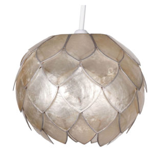 An Image of Capiz Bud Lamp Shade - Champagne