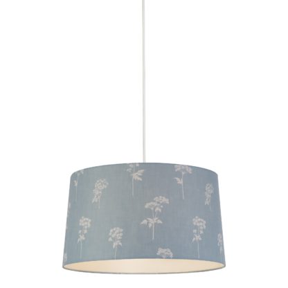 An Image of Annabelle Cotton Drum Shade - 45cm