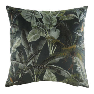 An Image of Dark Leaves Cushion