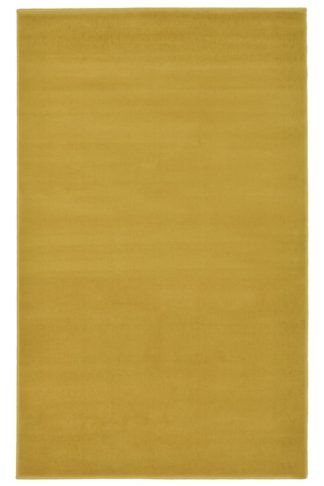 An Image of Homemaker Adorn Plain Rug - 60x110cm - Ochre