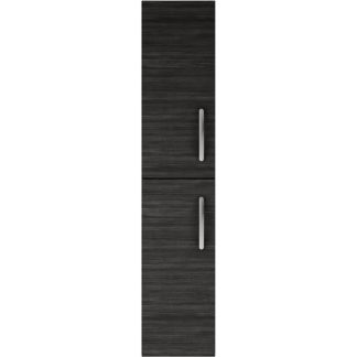 An Image of Balterley Rio 300mm Tall Unit 2 Door - Hacienda Black