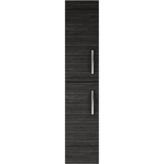 An Image of Balterley Rio 300mm Tall Unit 2 Door - Hacienda Black