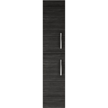 An Image of Balterley Rio 300mm Tall Unit 2 Door - Hacienda Black