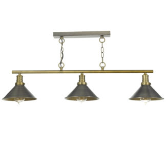 An Image of Vintage 3 Light Bar Ceiling Light