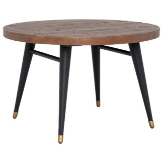 An Image of Modi Reclaimed Wood Round Dining Table