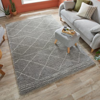 An Image of Kush Berber Rug Kush Berber Grey