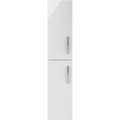 An Image of Balterley Rio 300mm Tall Unit 1 Door - Gloss White