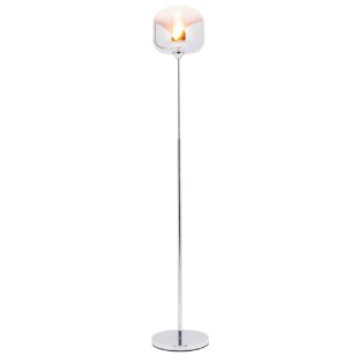 An Image of Chrome Goblet Ball Floor Lamp