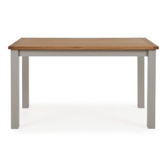 An Image of Bromley Grey Dining Table Grey and Brown