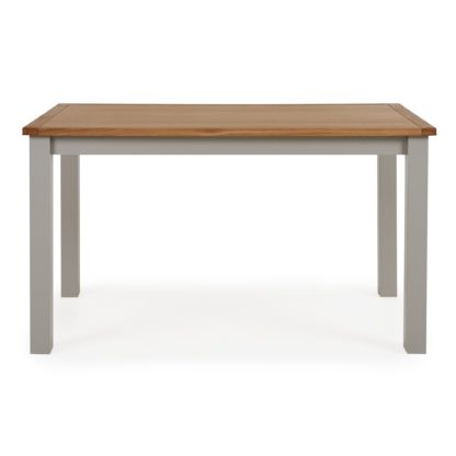 An Image of Bromley Grey Dining Table Grey and Brown