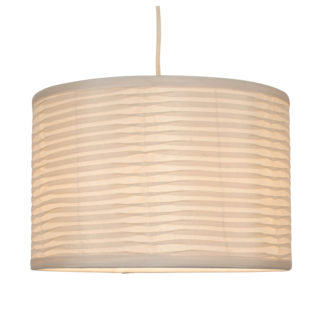 An Image of Tex Folded Lamp Shade - Cream