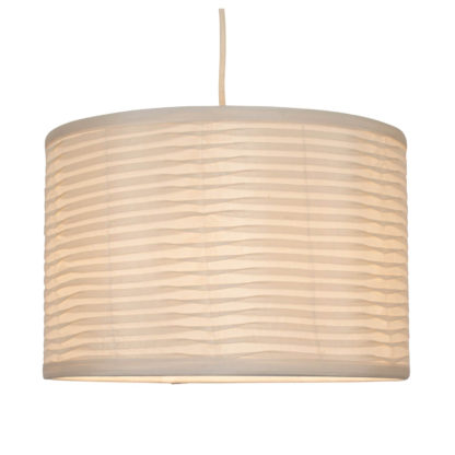An Image of Tex Folded Lamp Shade - Cream