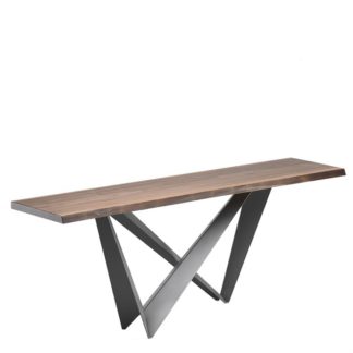 An Image of Cattelan Italia Westin Walnut Console Table