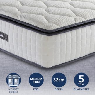 An Image of Sleepsoul Bliss 800 Pocket Single Mattress White