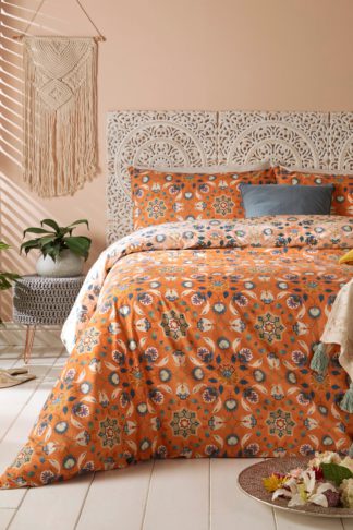 An Image of Folk Floral Single Duvet Set