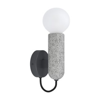 An Image of Eglo Giaconecchia Wall Light - Grey