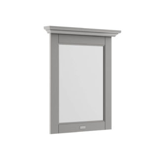 An Image of Balterley Harrington Flat Mirror - Storm Grey