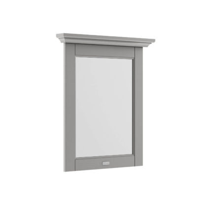 An Image of Balterley Harrington Flat Mirror - Storm Grey