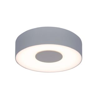 An Image of Lutec Ublo 6.3W Outdoor Wall Light - Silver