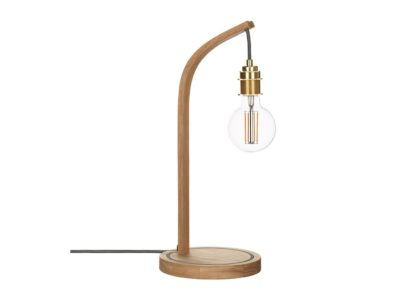 An Image of Tom Raffield Mooring Table Light Oak Grey Flex