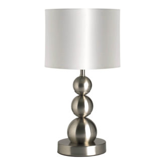 An Image of 3 Ball Table Lamp - White