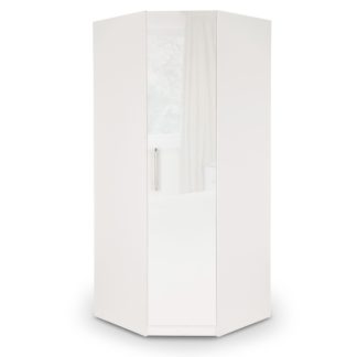 An Image of Angel Corner Wardrobe White
