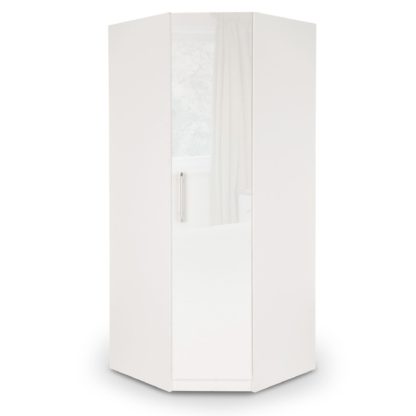An Image of Angel Corner Wardrobe White