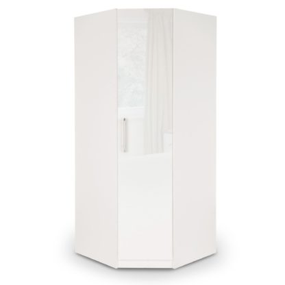206a8d598006e8919ff7809d2d9976c8858df487c16888eb0b19bee3a2c9e97f.jpg An Image of Angel Corner Wardrobe White