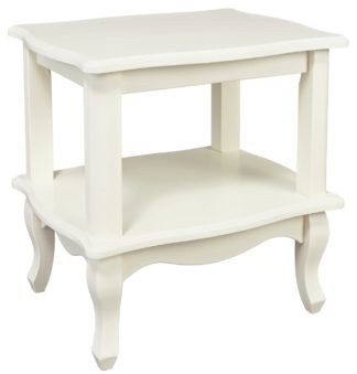 An Image of Argos Home Serenity End Table - Off-White