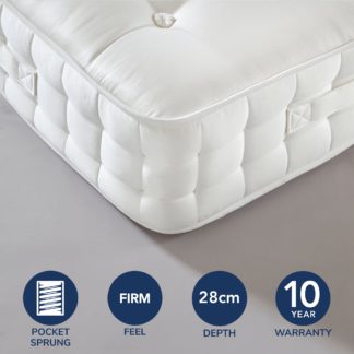 An Image of Dorma 1000 Pocket Sprung Mattress White
