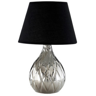 An Image of Hannah Black Shade Table Lamp