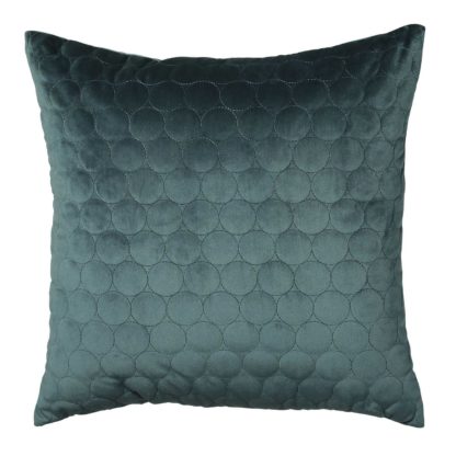 An Image of Geo Cushion, Teal