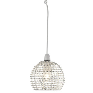 An Image of Gladstone Easy Fit Pendant Light Shade - Chrome