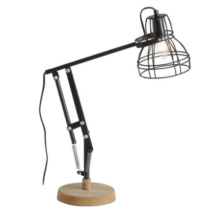 An Image of Black Wire Table Lamp