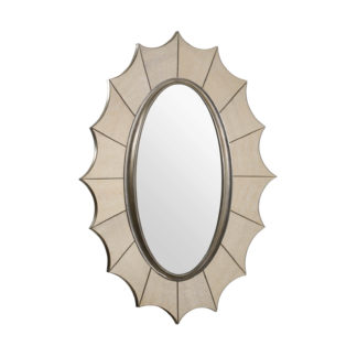 An Image of Gold Frame Wall Mirror