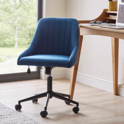 An Image of Kenton Herringbone Office Chair Grey