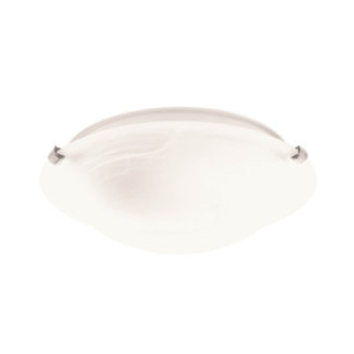 An Image of Eiger 30cm Alabaster Glass Oyster Light