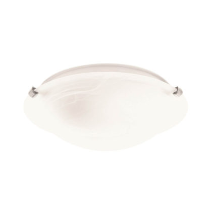 An Image of Eiger 30cm Alabaster Glass Oyster Light